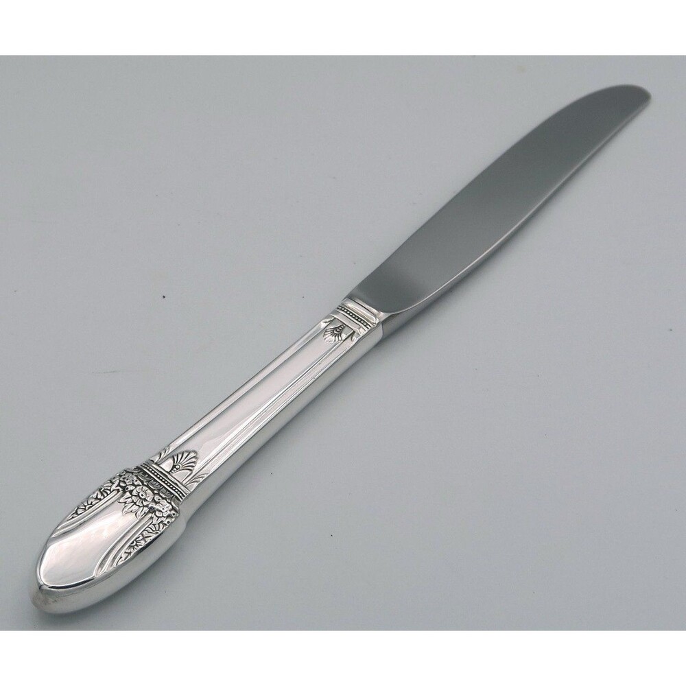 First Love 1847 Rogers Bros Silver Plated Stainless Modern Hollow Dinner Knife